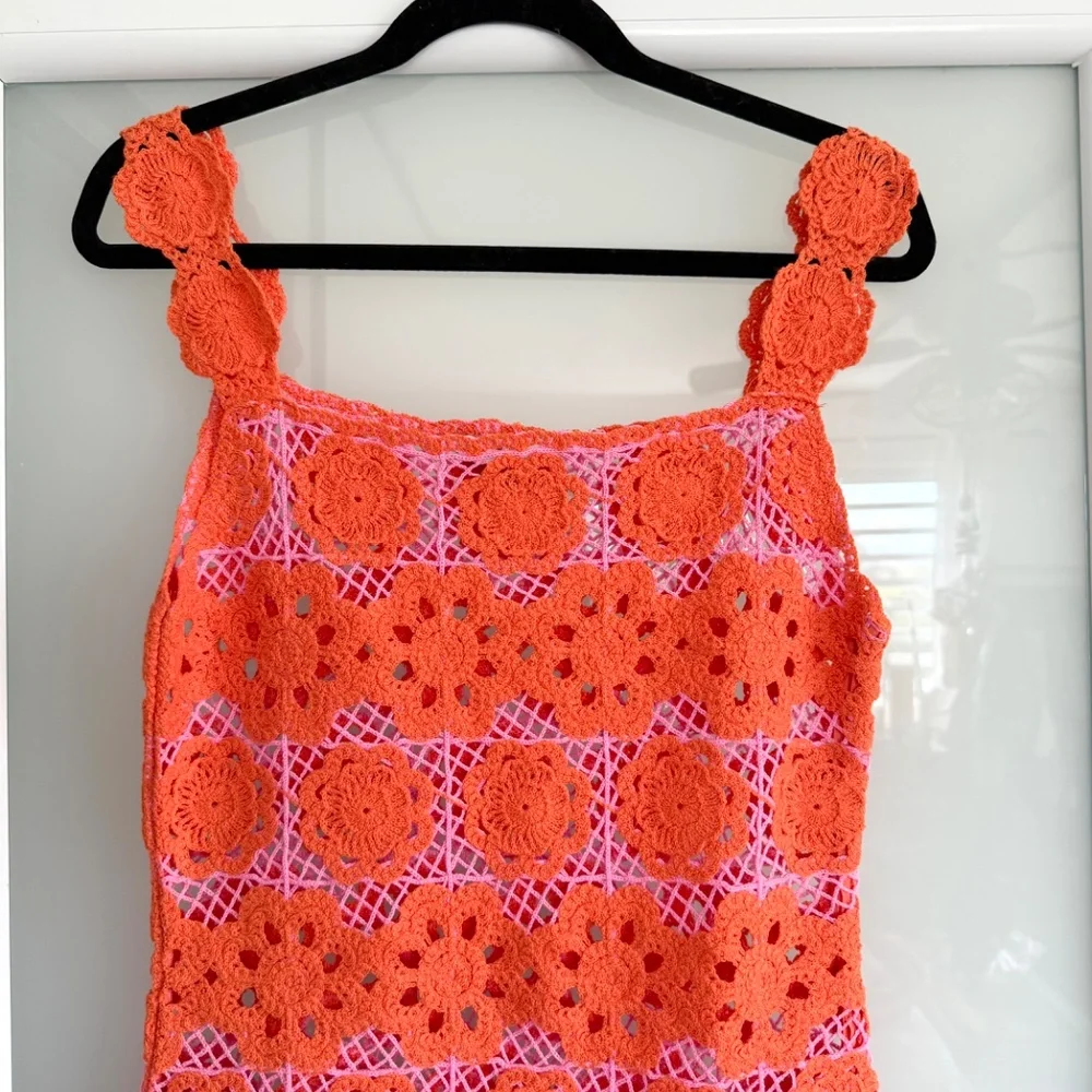 NWOT, Mango Crochet Coverup/Dress - Picture 2 of 7